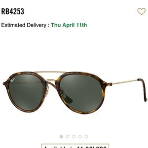 AUTHENTIC Ray-Ban Highstreet Style Sunglasses
